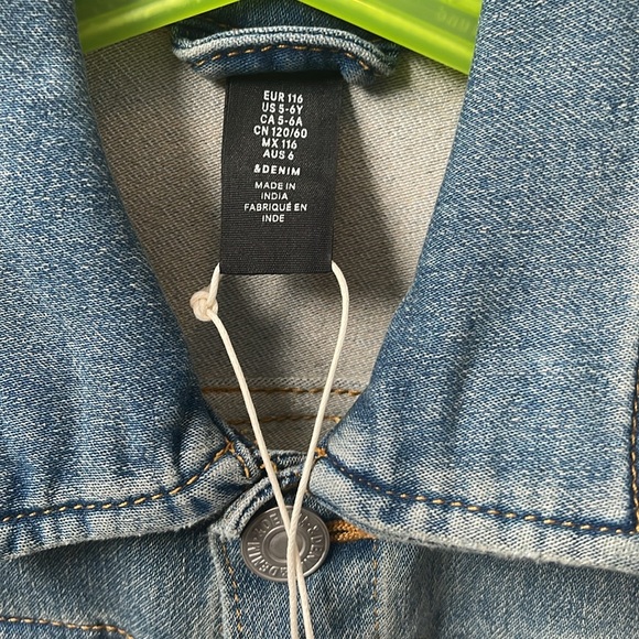 Unisex H&M Denim Jean Jacket - Picture 2 of 5